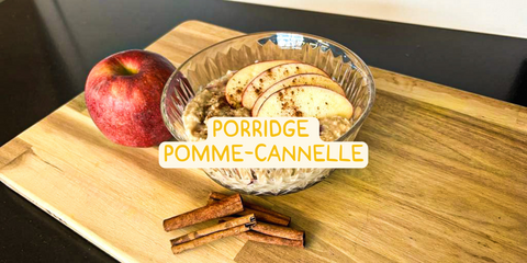 Porridge pomme cannelle 🍎